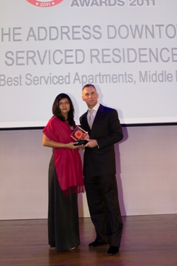 The Address Downtown Dubai Serviced Residences wins ‘Best Serviced Apartment Company’ honour at Business Traveller ME Awards